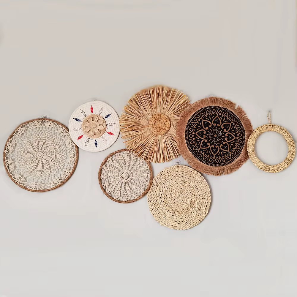 Assiette tissée d'algues de mer