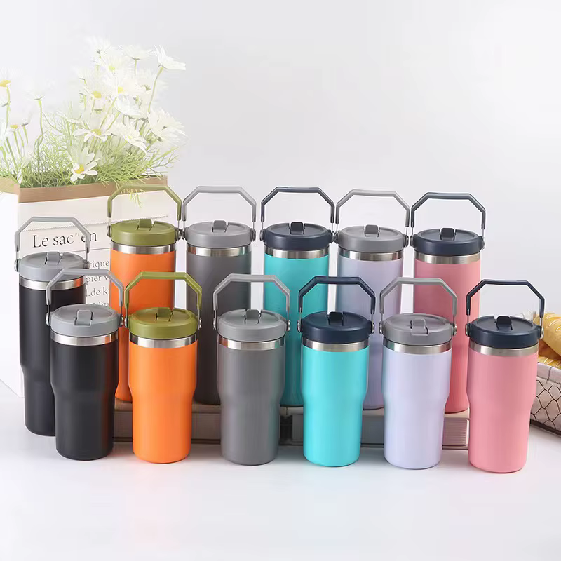 Cadeaux de fête des mères pour maman de fille et fils - Gobelet à café isolé en acier inoxydable de 20 oz avec couvercle