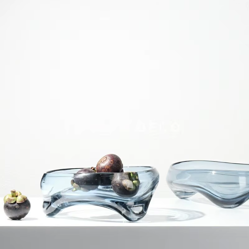 Plateau en verre Triangle géométrique