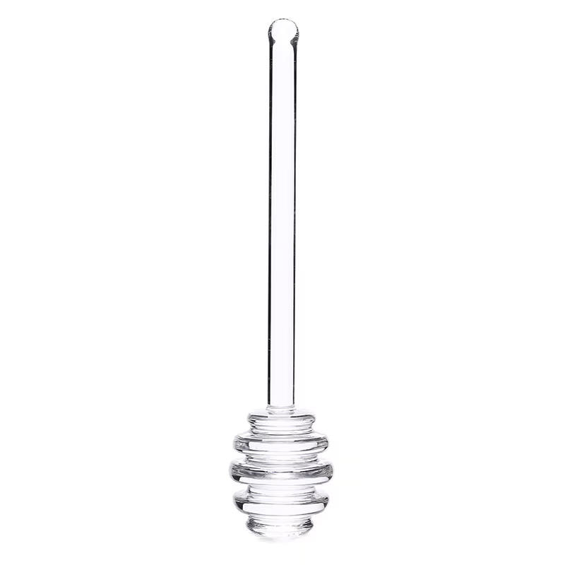 Cuillère à miel en verre de 6 pouces