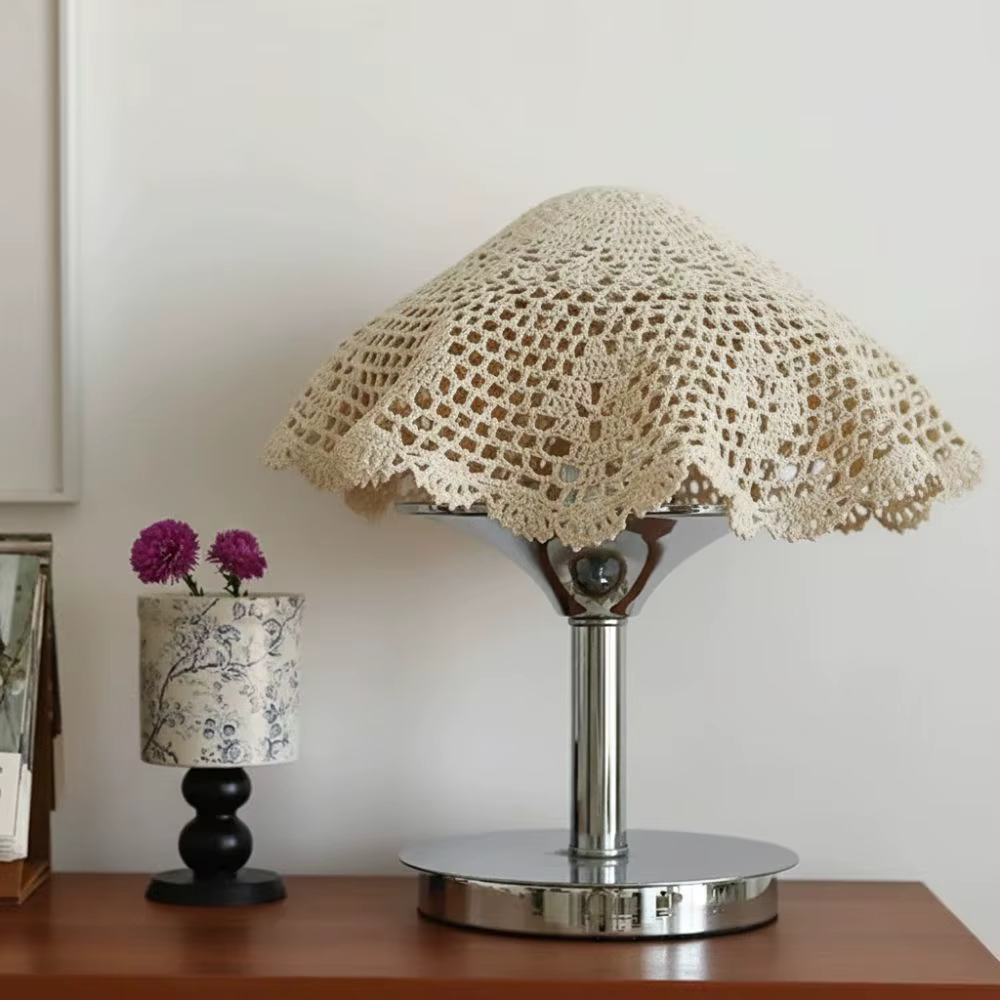 Nouveaux dessous-de-plat ronds ovales en crochet
