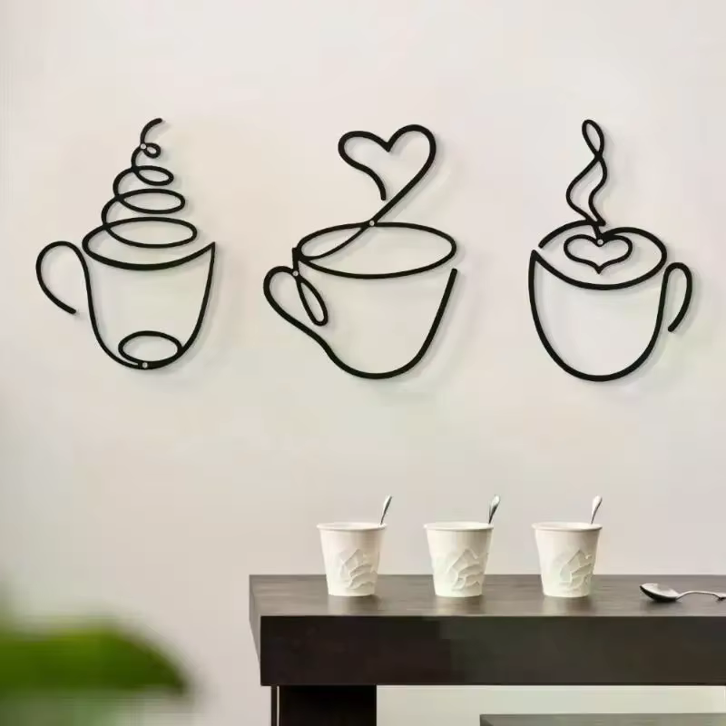 Tentures murales créatives pour café