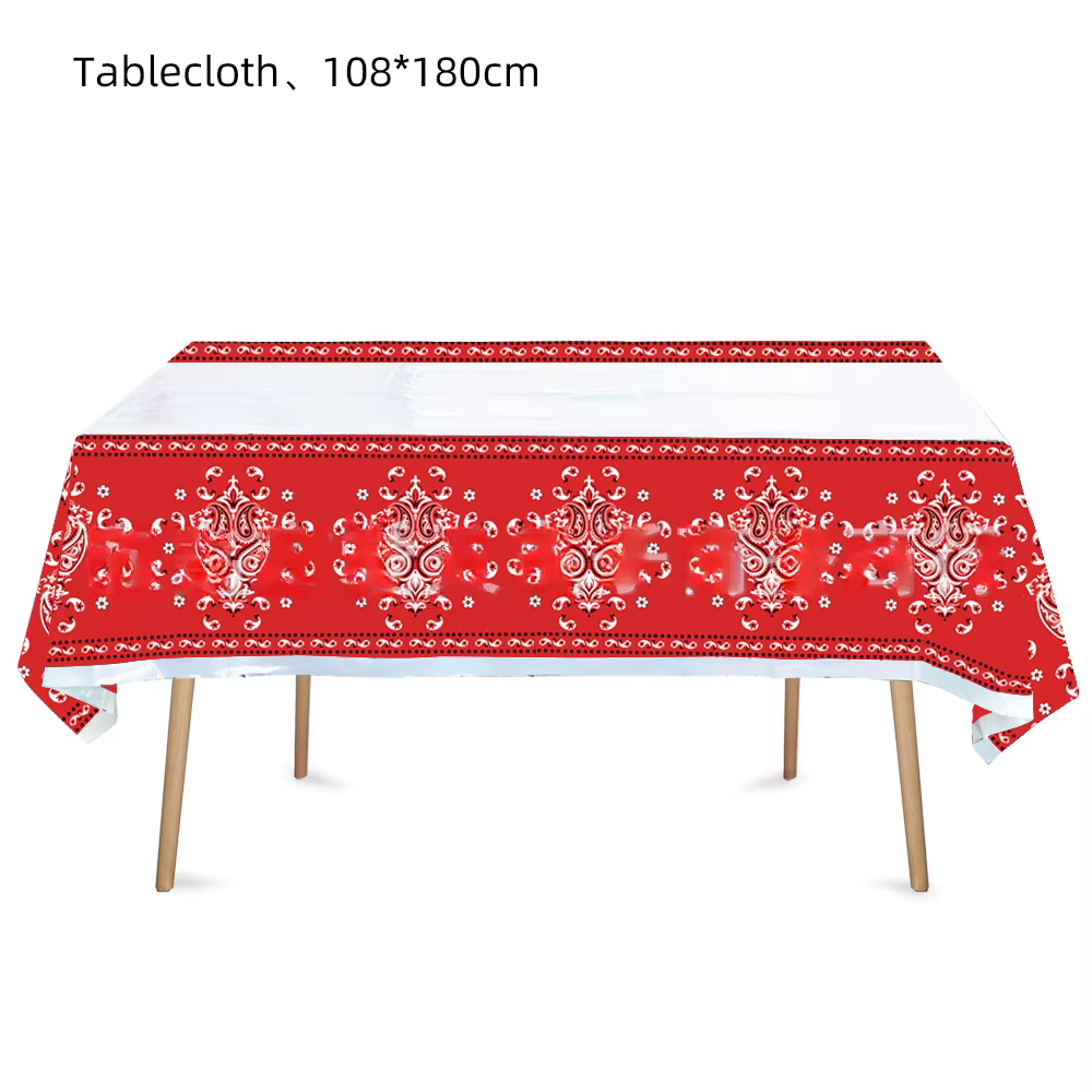 Ensemble de vaisselle jetable Western Cowboy : gobelets en papier