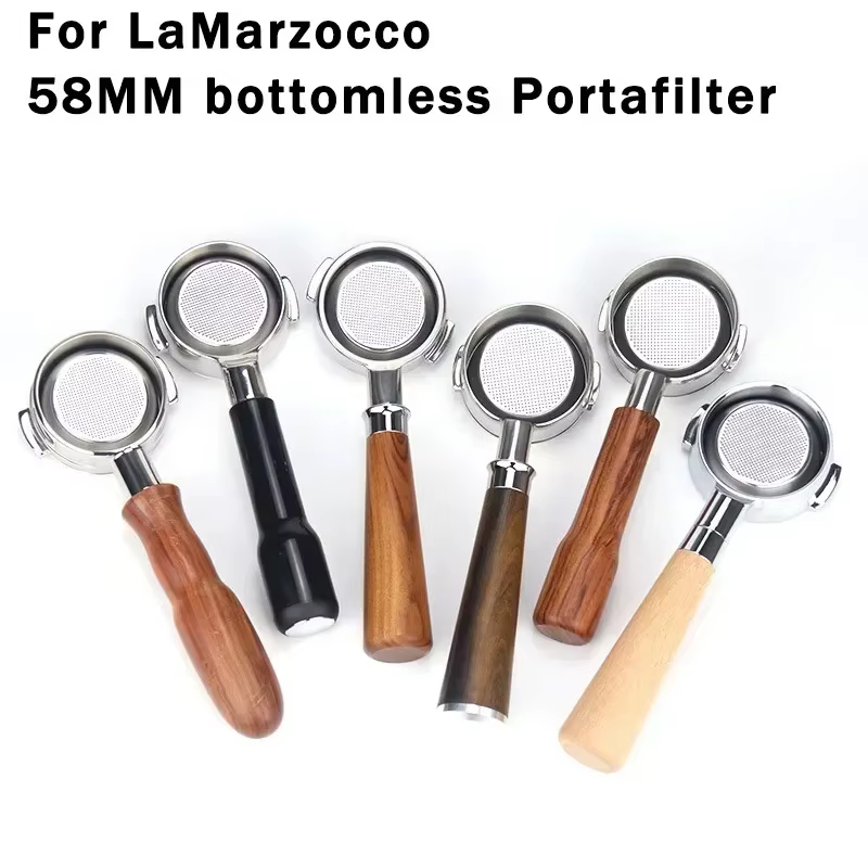 Porte-filtre à café sans fond de 58mm pour La Marzocco