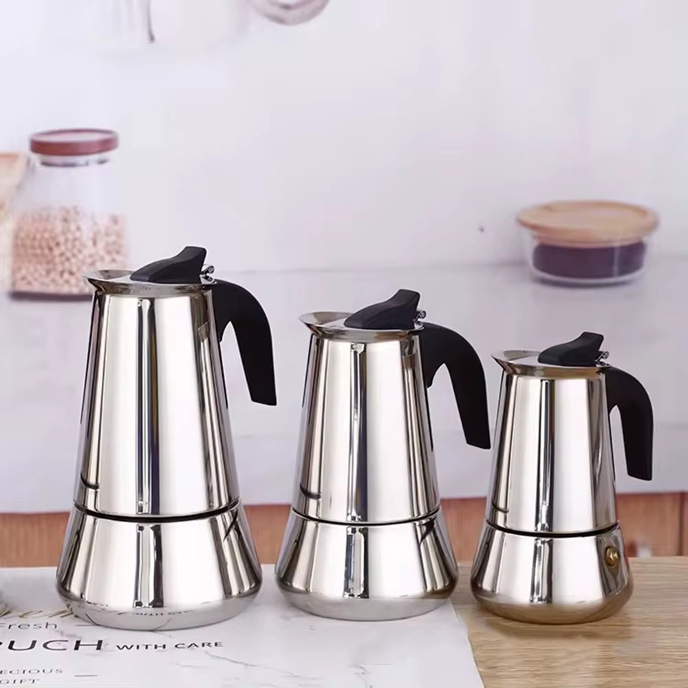 Cafetière électrique en acier inoxydable