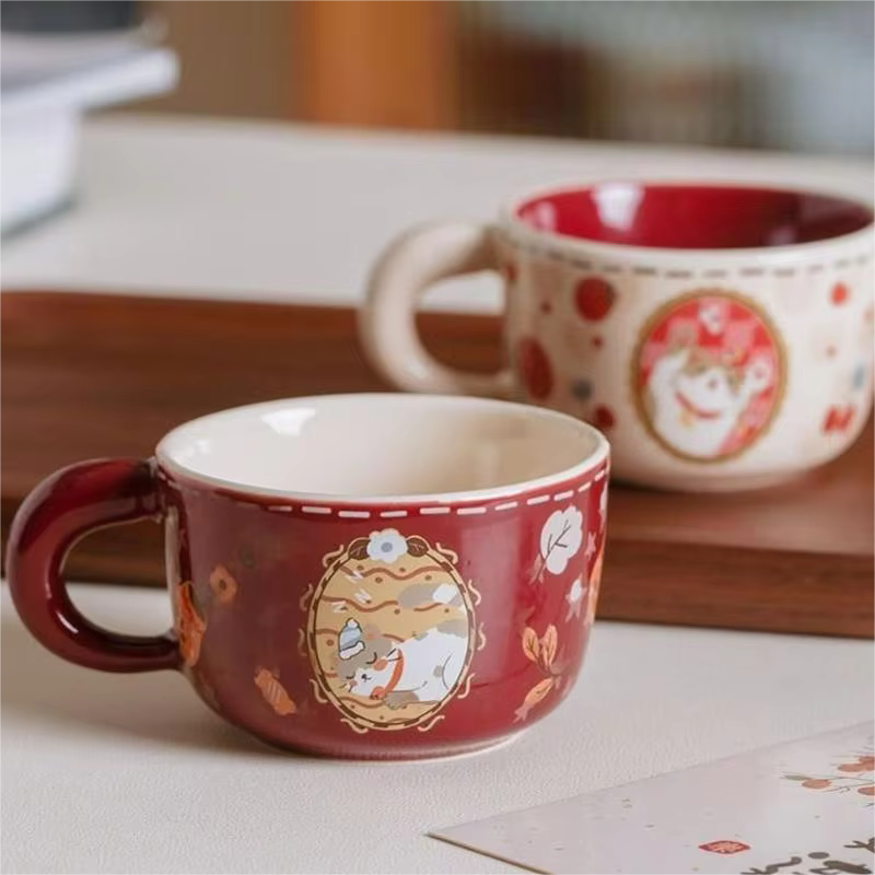Tasse à café en céramique pour chat