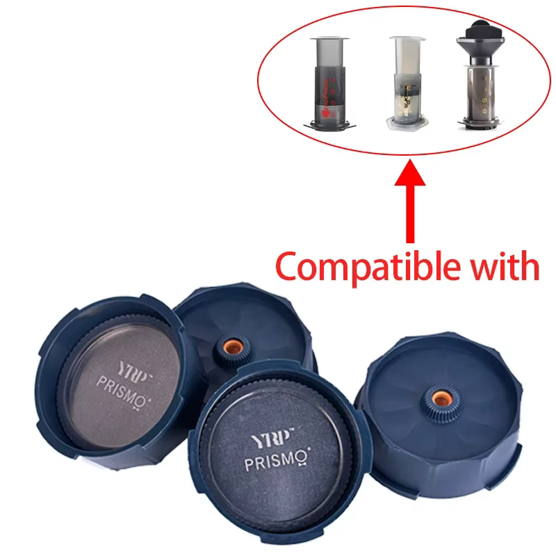 Accessoires de café prismo pour Yuropress Ae & ropress presse française expresso cafetière Portable outils de filtre anti-goutte en acier inoxydable