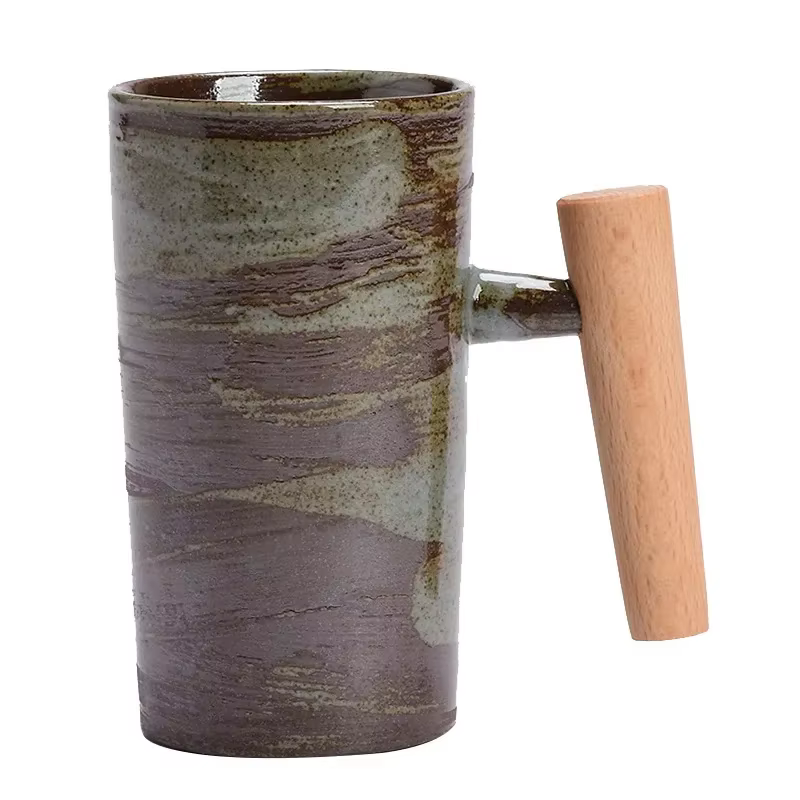 Tasse à café en grès faite à la main de Style japonais