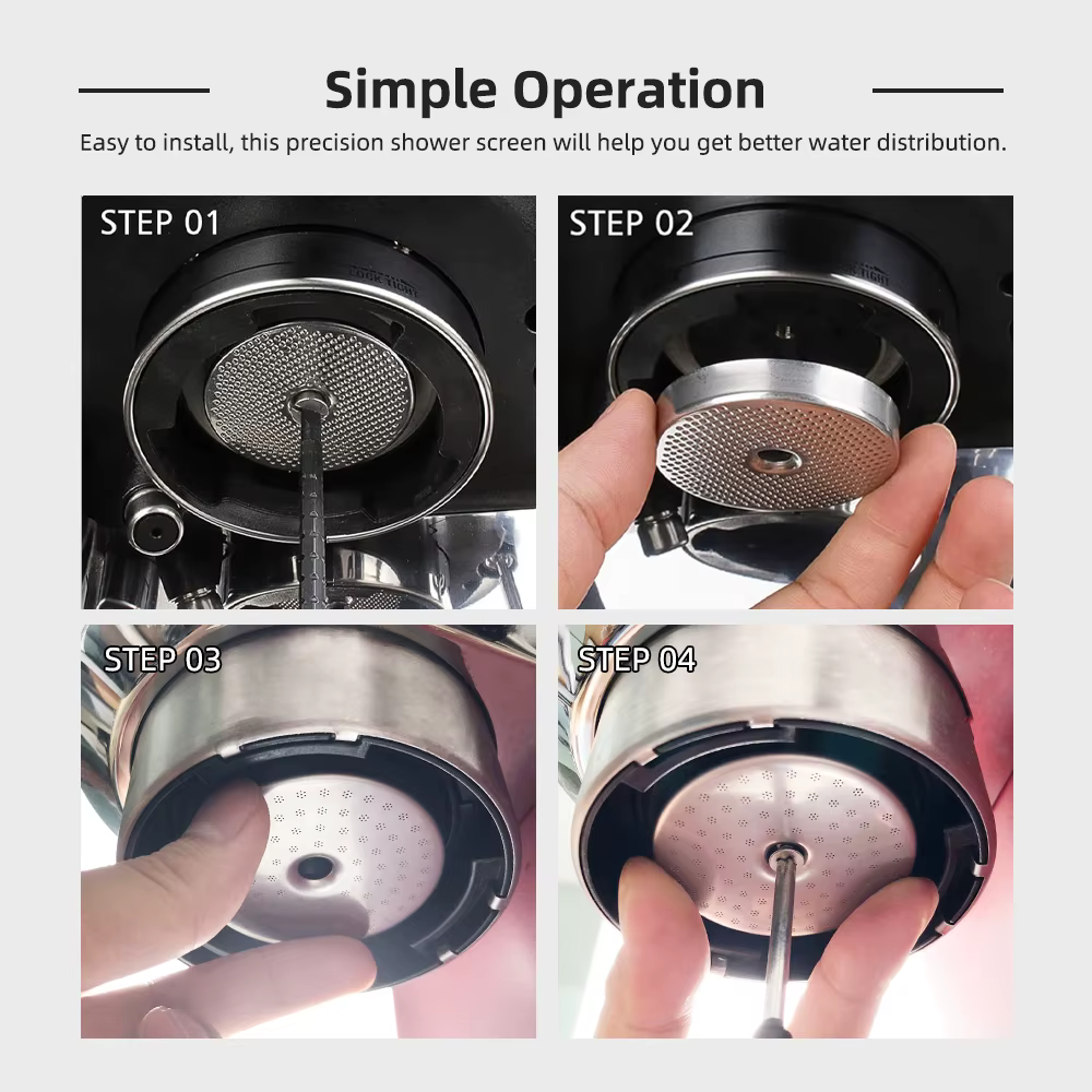Filet de Distribution d'eau 57MM pour Machine à café