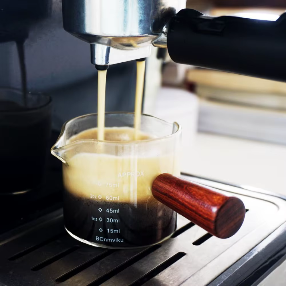 Verres à expresso en verre transparent de 75ML