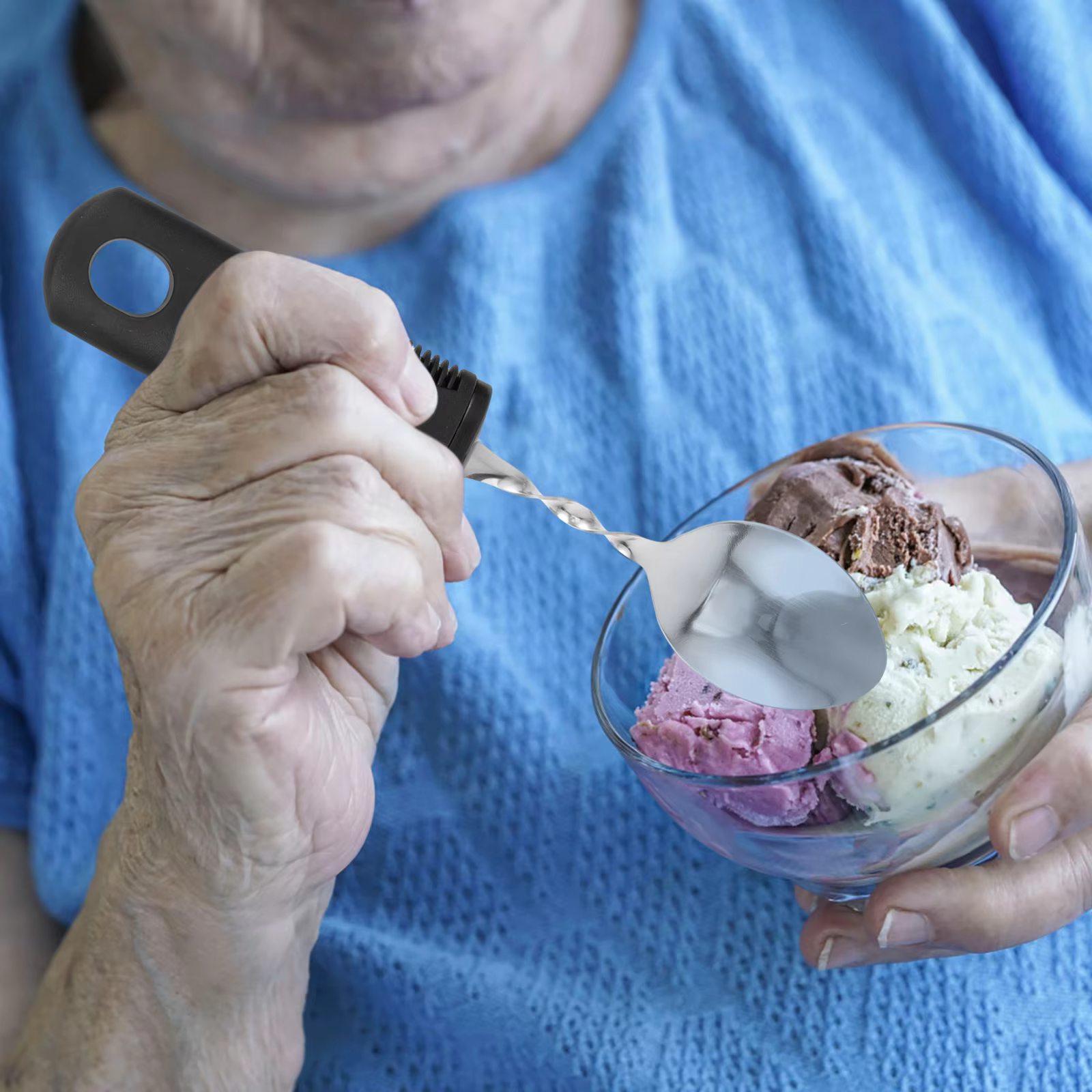 Couverts pliables portables en acier inoxydable pour adultes