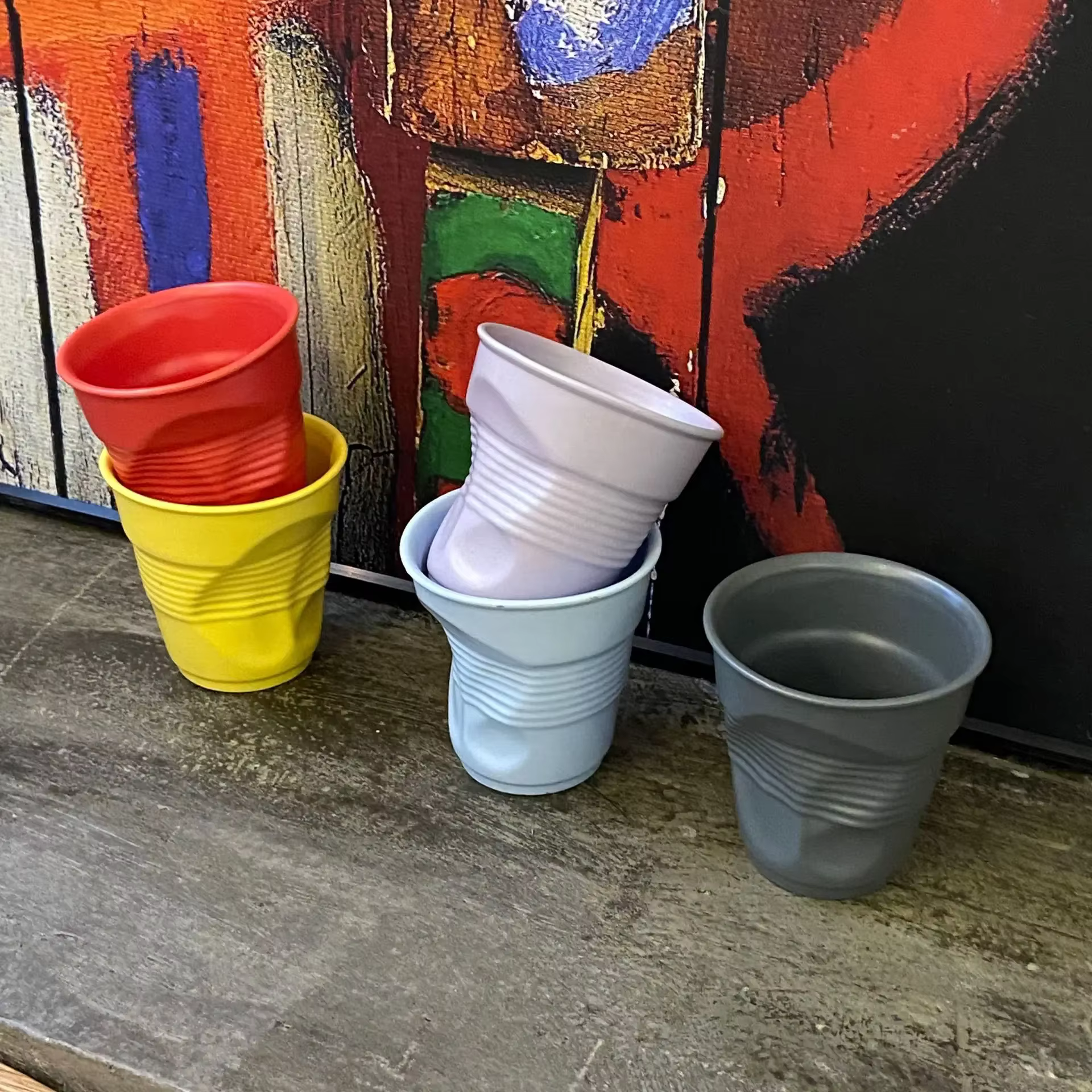 Tasse en céramique irrégulière