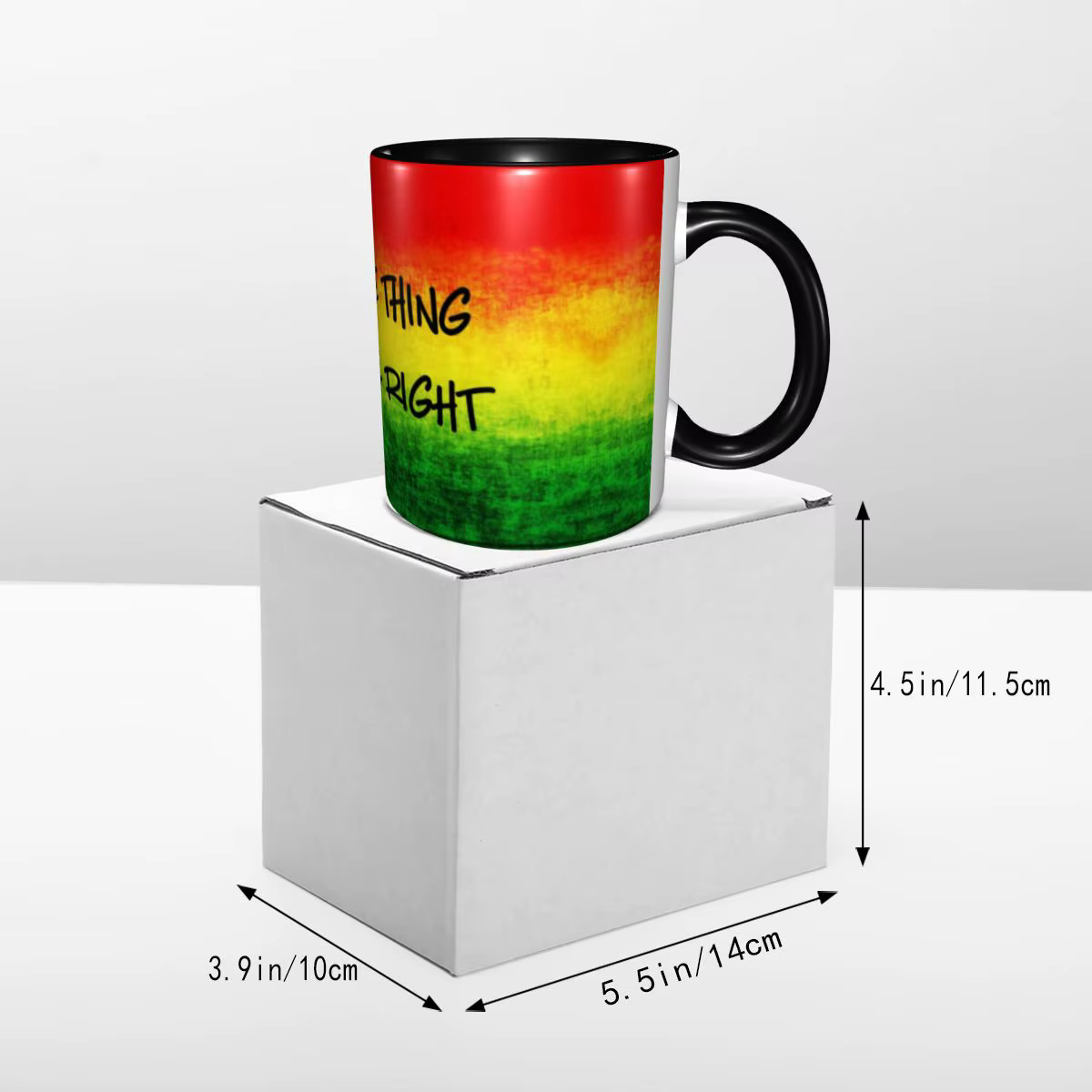 Tasses personnalisées avec le drapeau de la Jamaïque