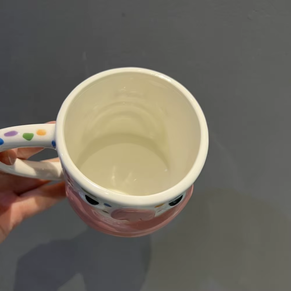 Mug à café en céramique double face sûr et amusant