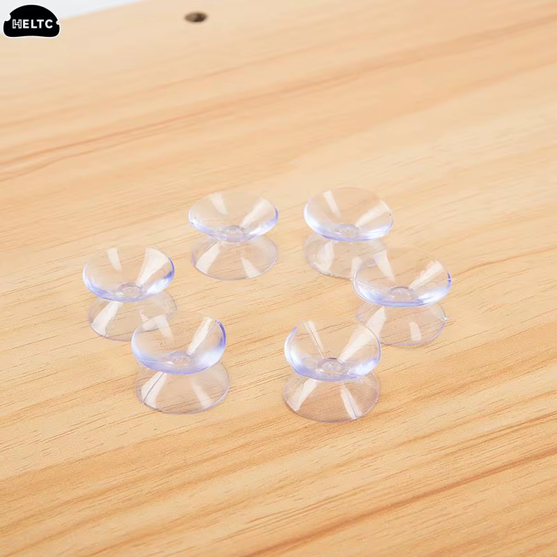 Ventouses Double face en Pvc, 10 pièces/lot, tampons à ventouse pour verre, ventouse en plastique, petite ventouse en plastique sans Trace