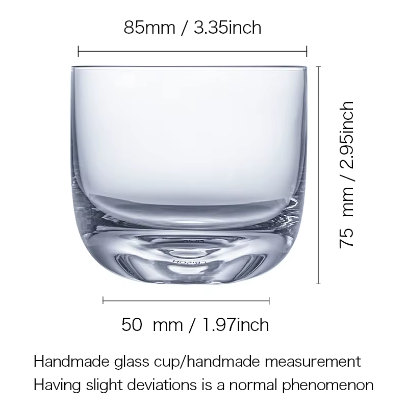 Verre à fond rond en cristal CRISON DWF01 - Verres classiques pour whisky