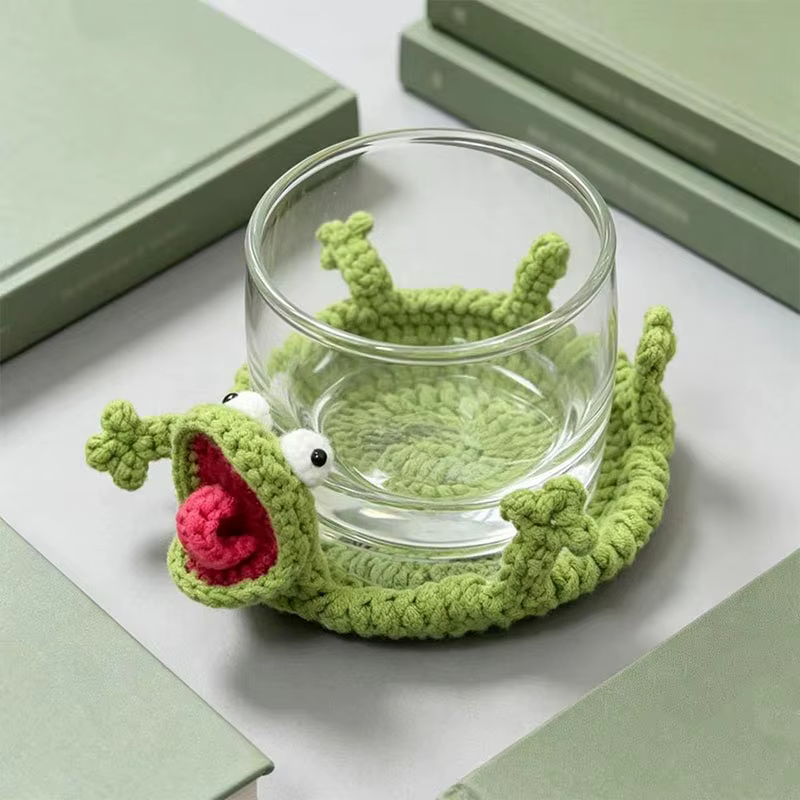 Sous-verre en crochet fait main