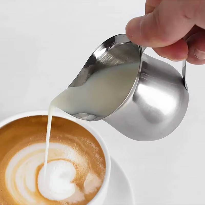 Pichet à café et lait en acier inoxydable