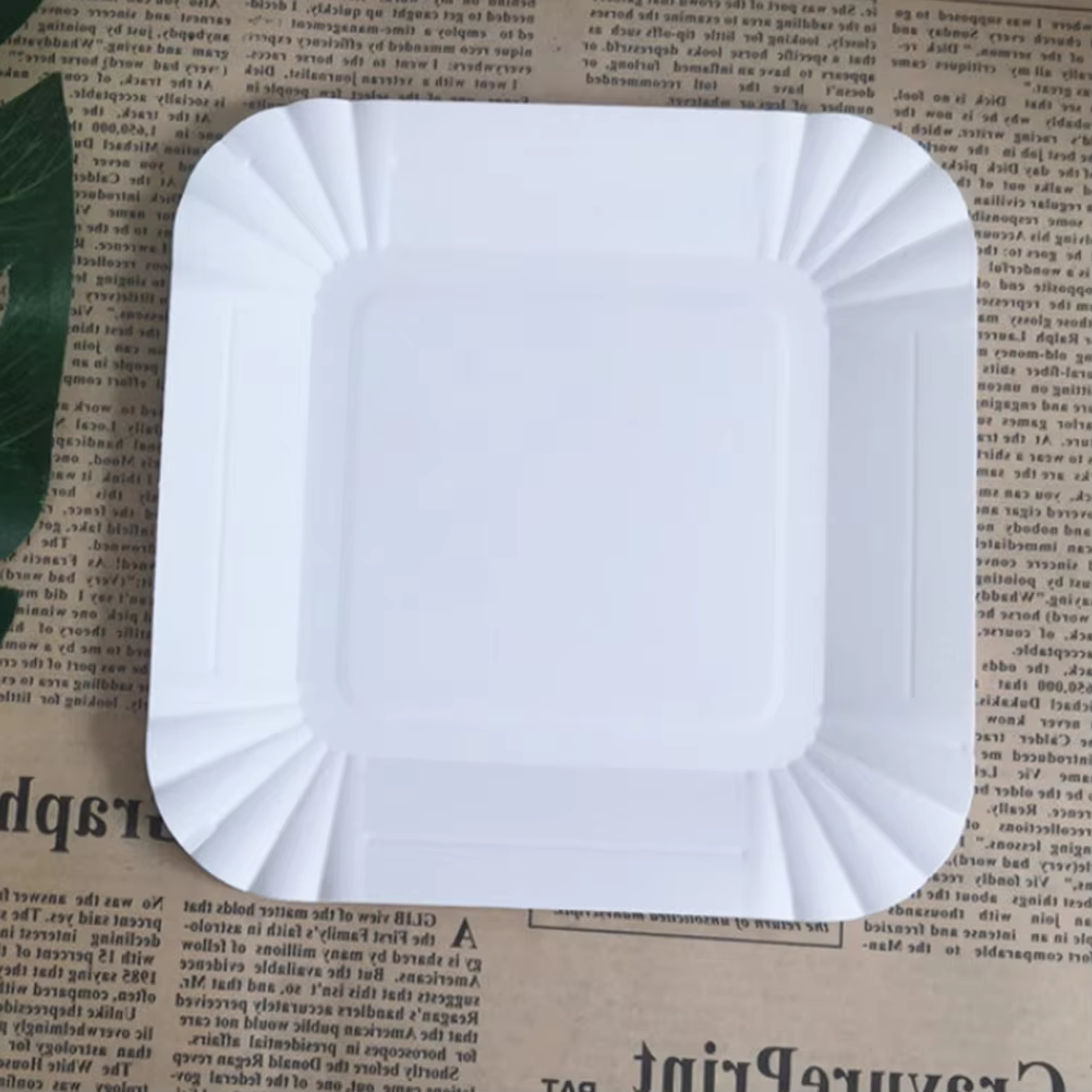 Assiettes en papier jetables