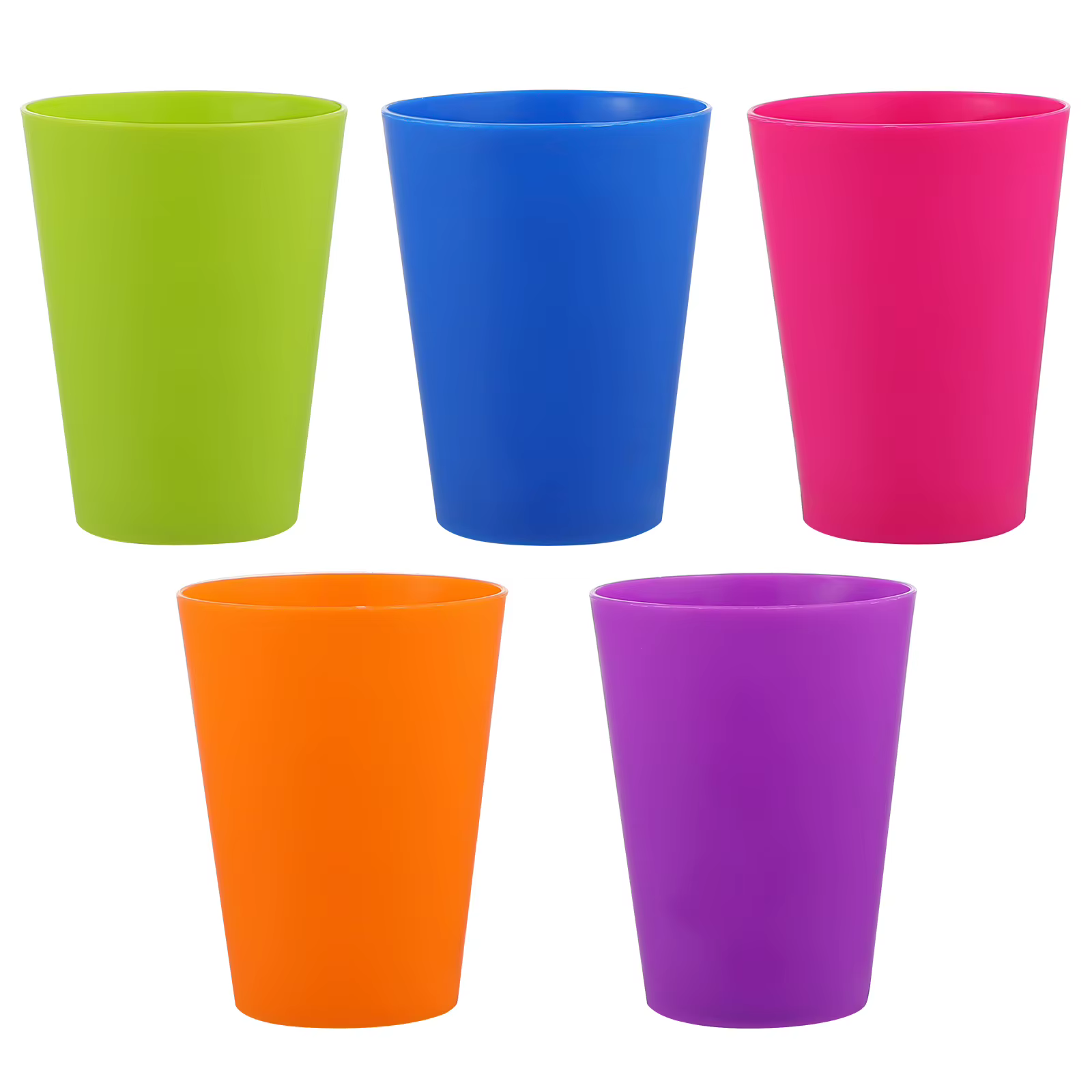 Paquet de 15 gobelets à boire en plastique incassables