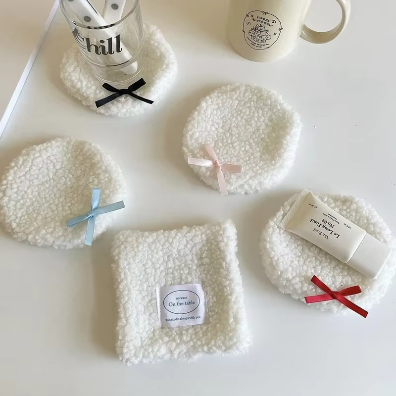 Dessous de verre en coton fait à la main de Style coréen