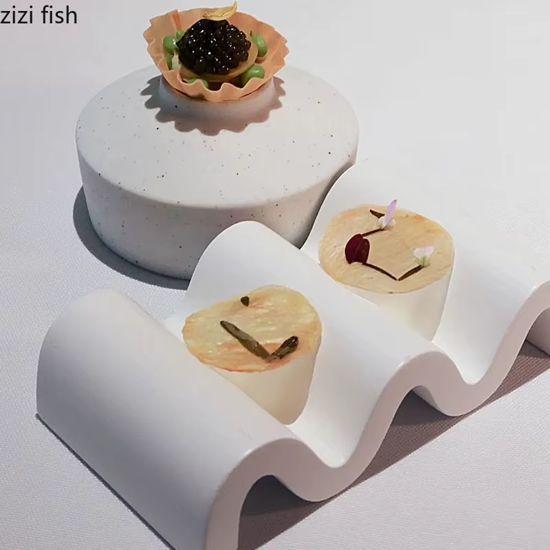 Assiettes quejxDesserts en céramique créative