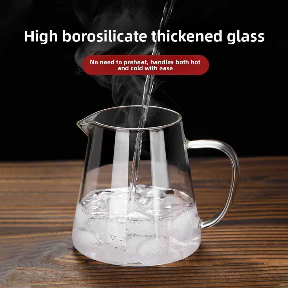 Théière en verre borosilicate résistant à la chaleur