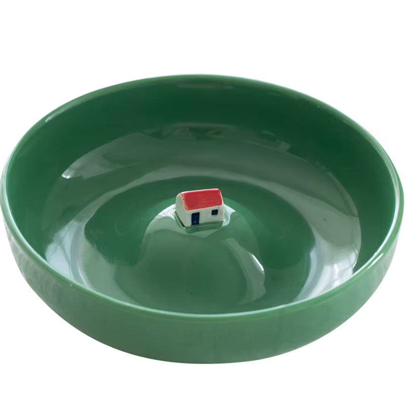 Assiette abstraite en céramique pour la maison
