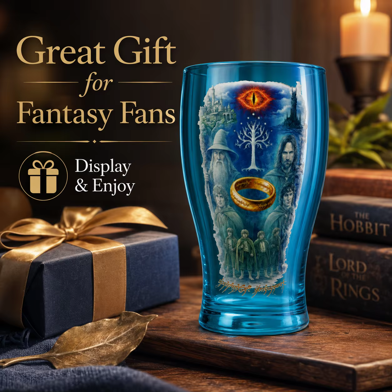 Verre à bière Le Seigneur des Anneaux Hobbit