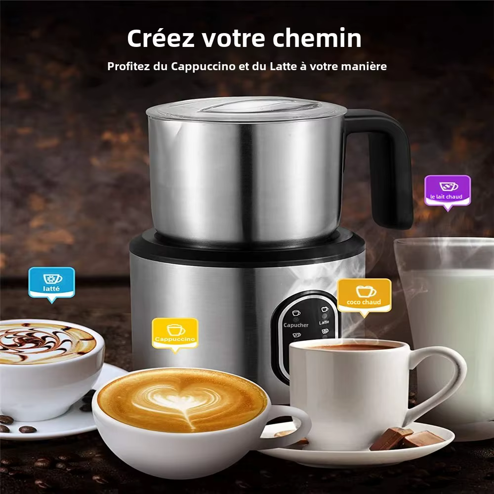 DEVISIB 4-en-1 Mousseur à Lait existent Électrique