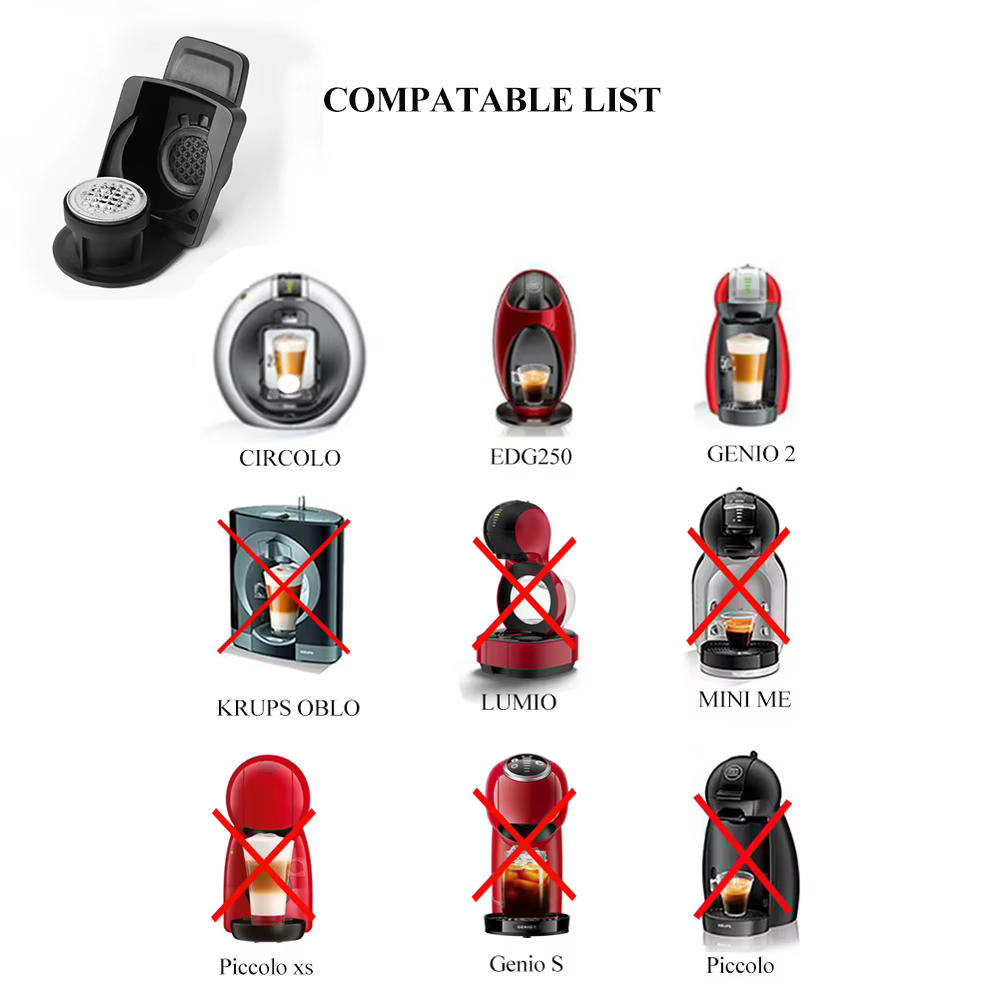 ICafilas-Adaptateur de capsule de café réutilisable