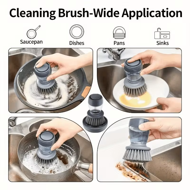 Brosse à vaisselle avec distributeur de savon
