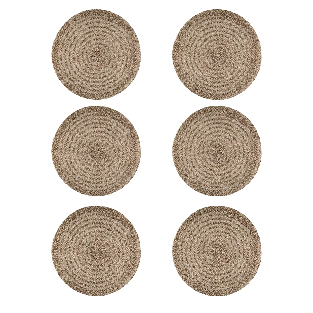 4/6 napperons de noël Jute pour Table à manger vacances