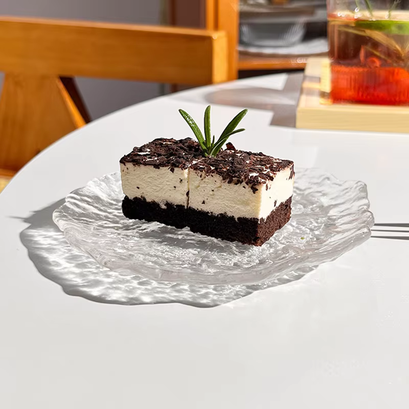Plateaux décoratifs en verre