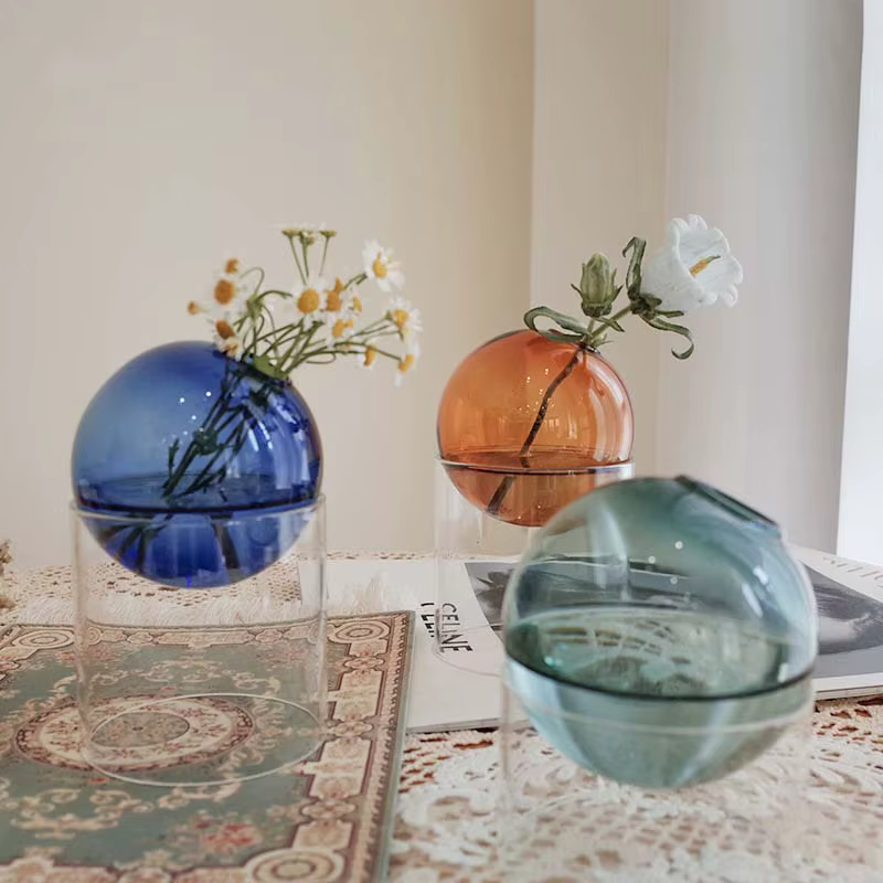 Mini Vase à fleurs rond