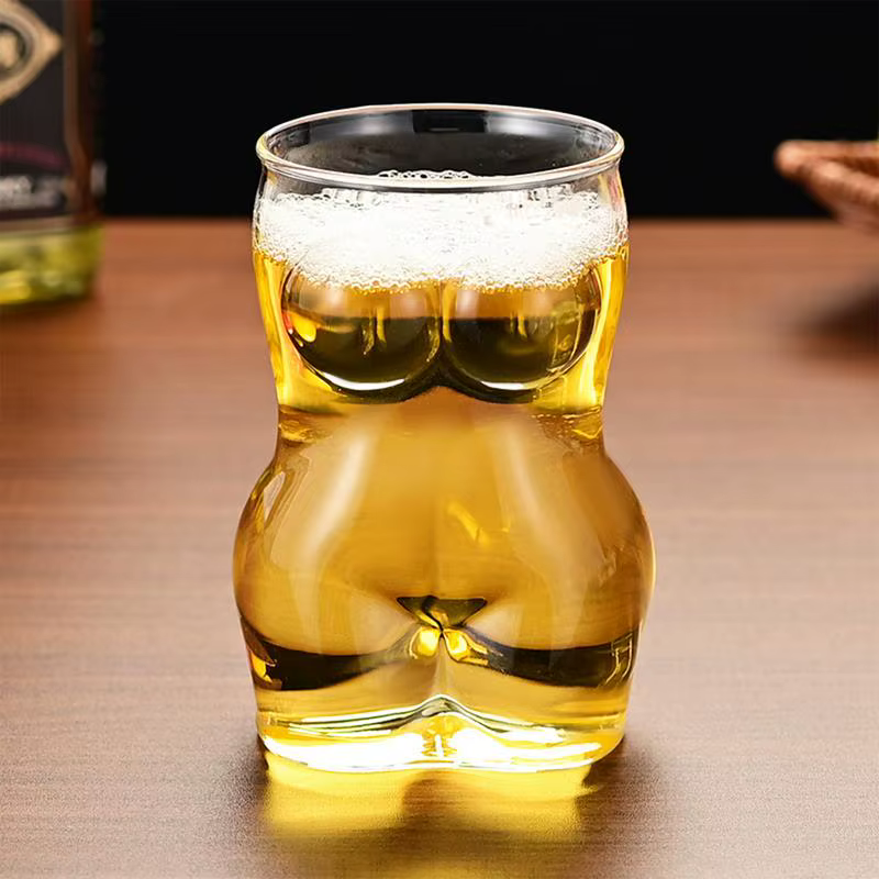 Tasse à bière en verre créative pour femmes