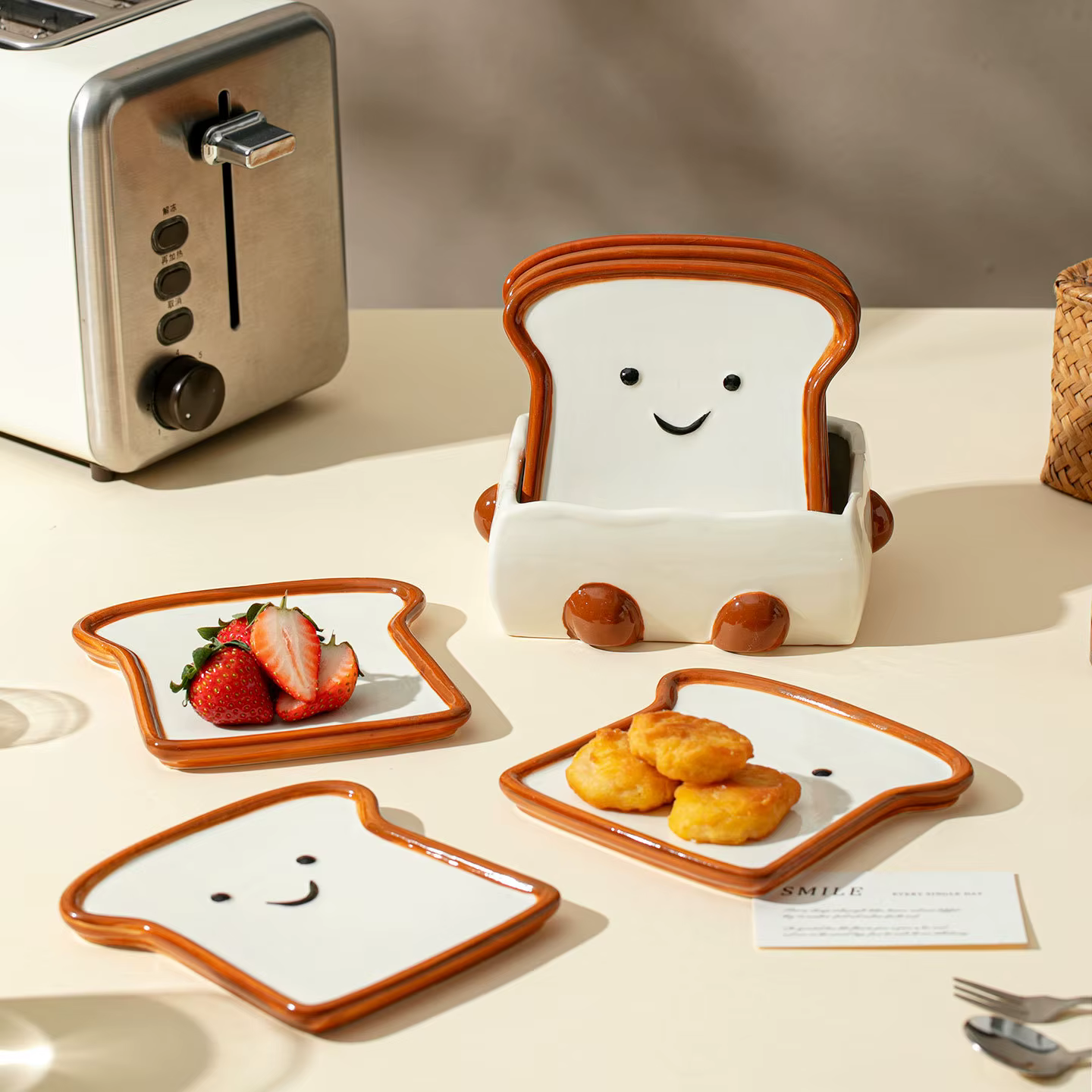 Ensemble de plats décoratifs en céramique pour sauce