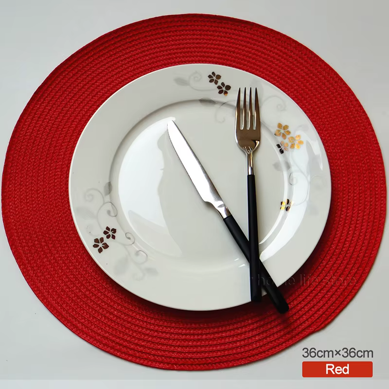 Ensemble de sets de table ronds