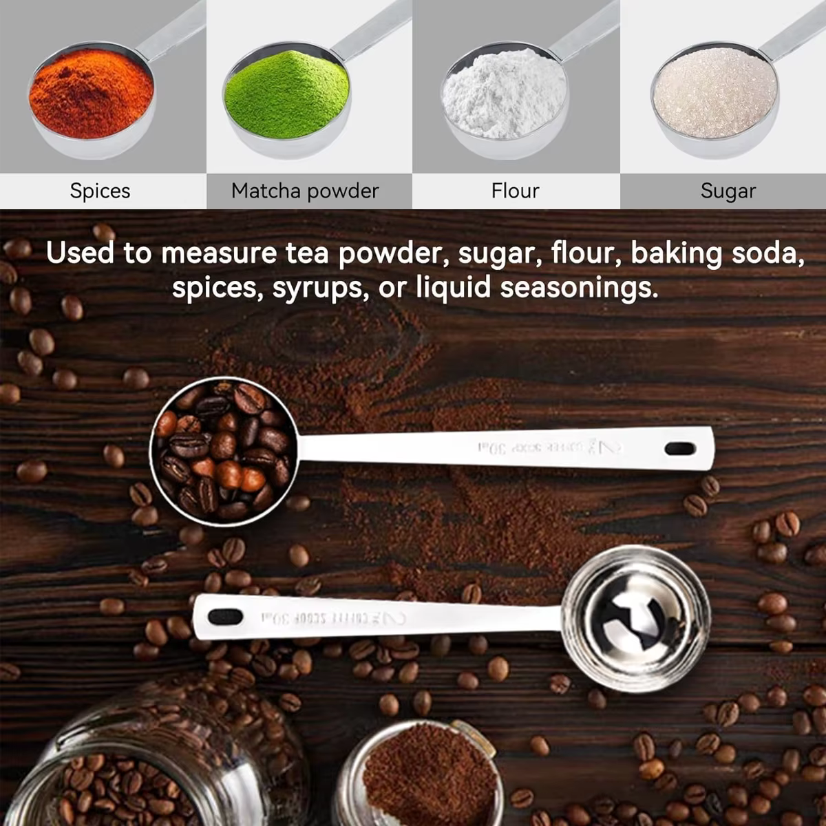 Cuillère à café en acier inoxydable