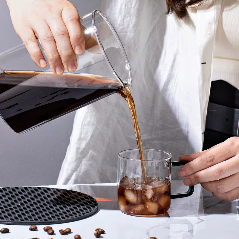 Cafetière à infusion froide de 600ml avec filtre goutte