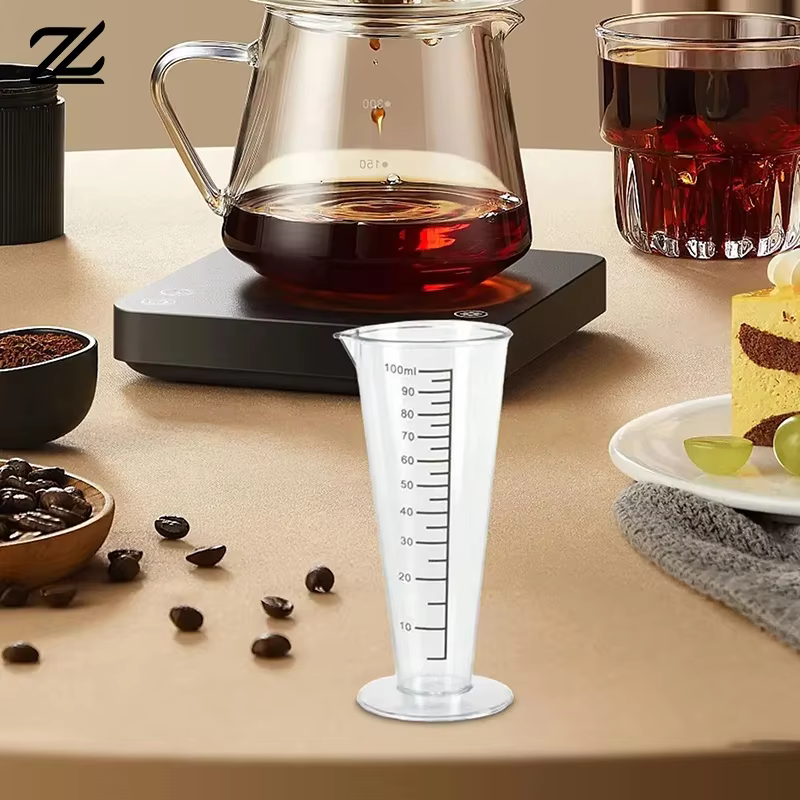 Tasse à mesurer en acrylique de qualité alimentaire de 100 ml avec balance – Sans BPA