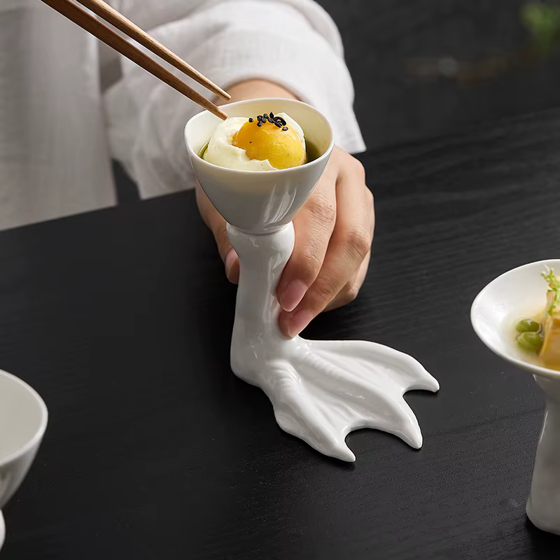 Wujinsha – plat d'assaisonnement à quatre pétales