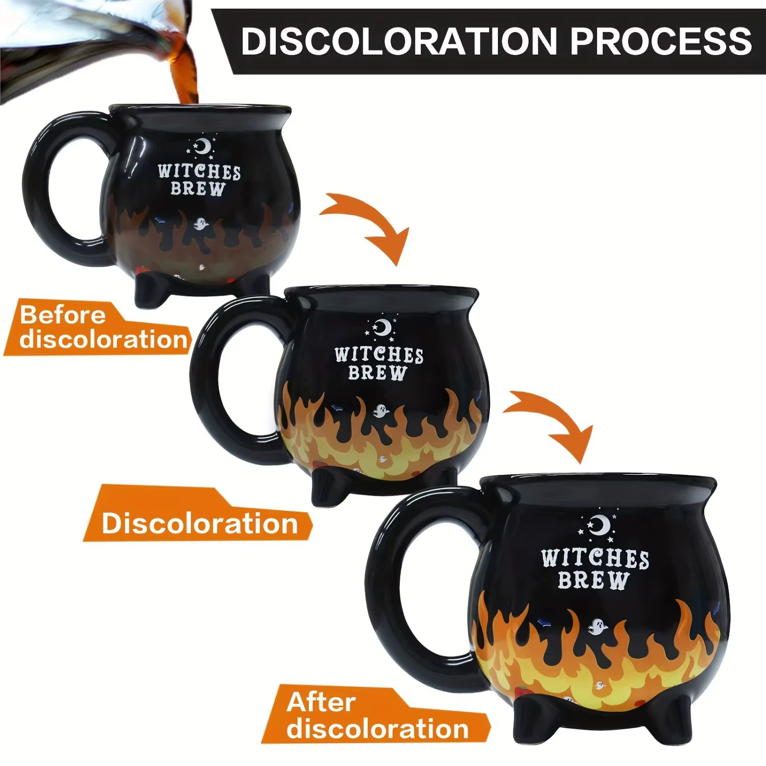 Tasse à chaudron de brassage de sorcières