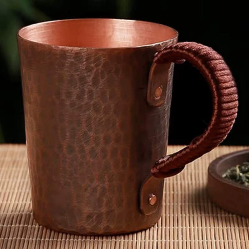 Tasse à café Vintage en cuivre pur