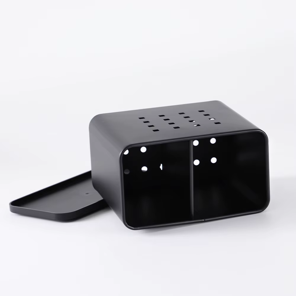 Support de séchage de couverts en métal noir – Style minimaliste moderne