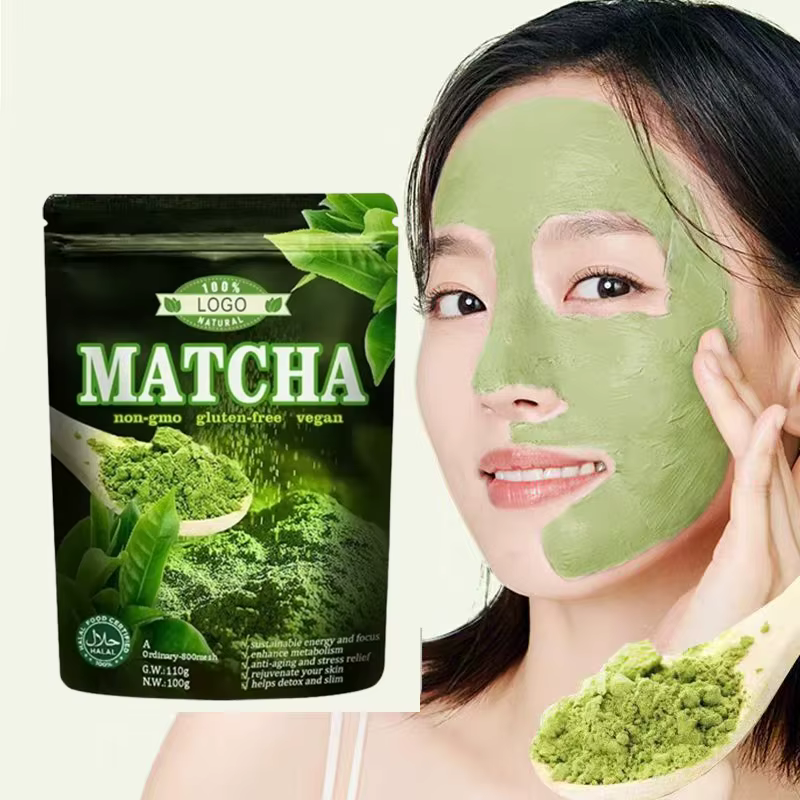 Nouvelle Poudre de Matcha Bio Personnalisée en Usine