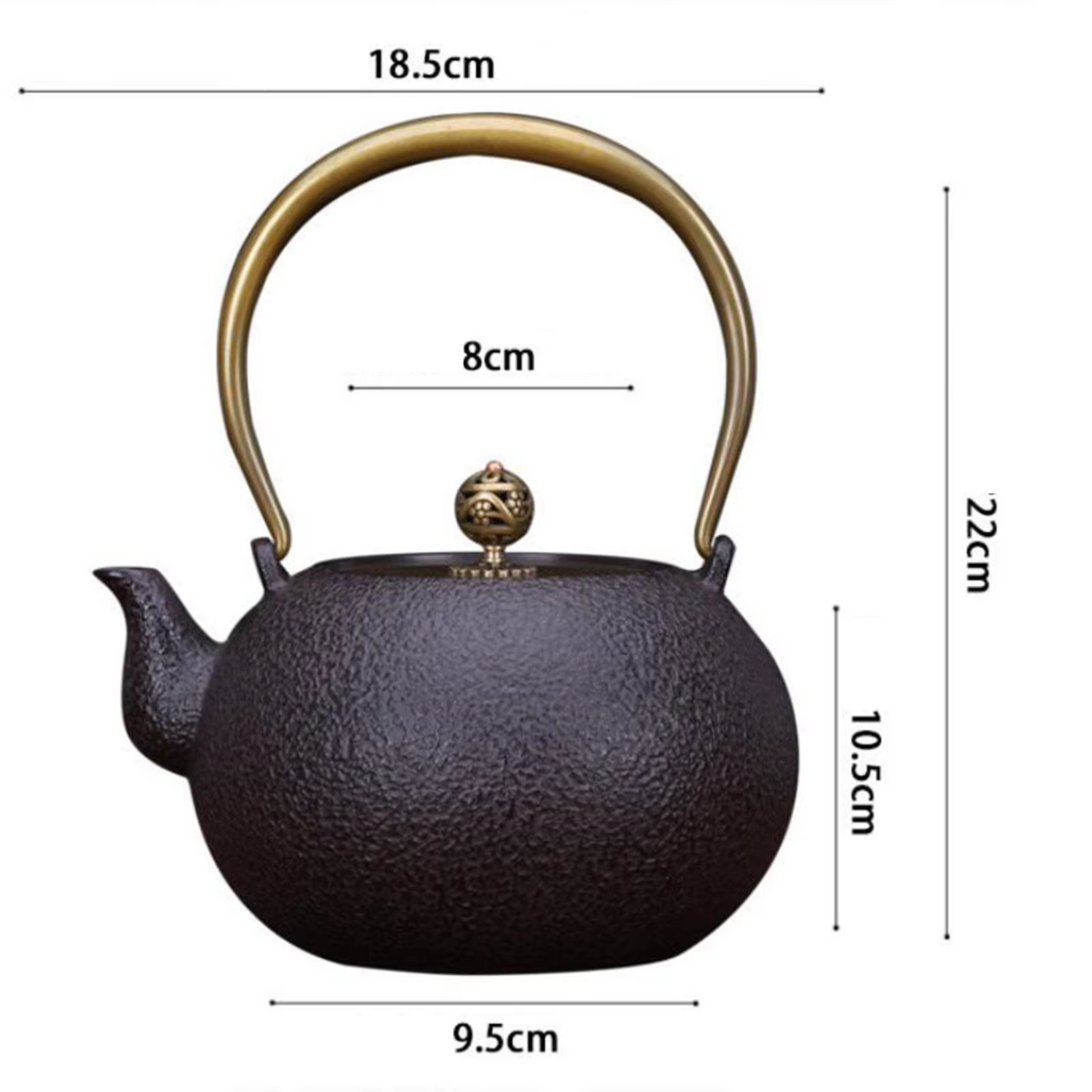Théière traditionnelle exquise avec chauffage uniforme