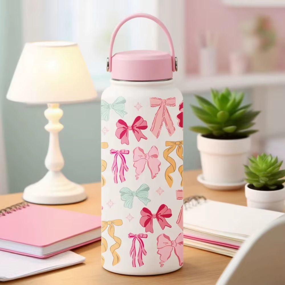 Cadeau INS bouteille d'eau isolée Portable 1L tasse