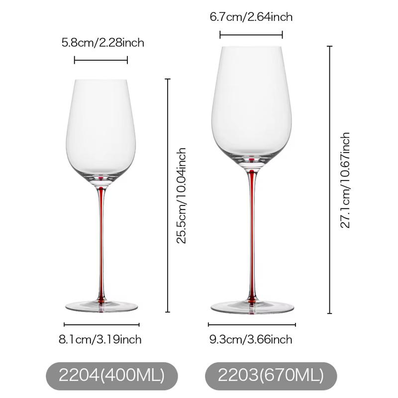 CRISON PREMIUM Verre de cristal haut de gamme fait à la main