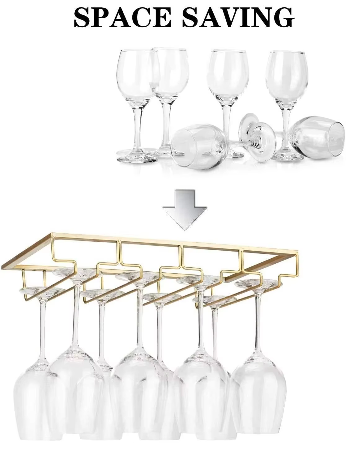 Support à verres à vin pour bar